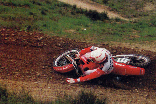 JMB chute lors de ce cross Inter à Alairac